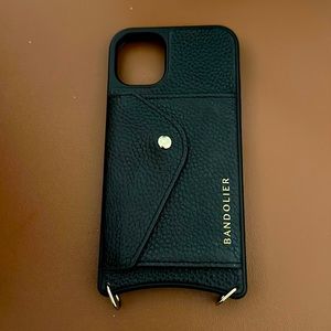 Bandolier pebble leather iPhone CASE ONLY without strap.(fits IPhone 11)